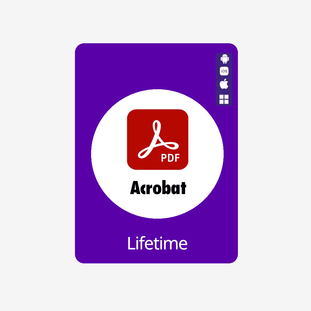 Adobe Acrobat Pro Lifetime Subscription